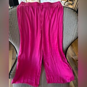 RACHEL Rachel Roy Fuchsia Drawstring Pants